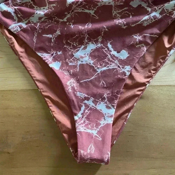 We Wore What Emily Bikini Bottom In Canyon Rose Size XL - Picture 3 of 7